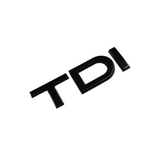 Logo de coffre TDI noir pour Audi (Black Edition), vue 2