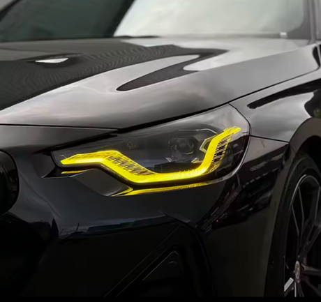 Modules LED DRL jaunes Angel Eyes pour BMW Série 2 G42, M2 G87 (2021 à 2025)