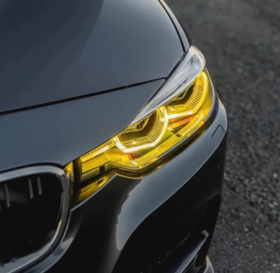 Modules LED DRL jaunes Angel Eyes look CSL pour BMW Série 3 F30, M3 F80 (2011 à 2019)