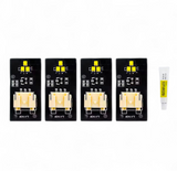 Modules LED DRL jaunes Angel Eyes look CSL pour BMW Série 3 F30, M3 F80 (2011 à 2019), phase 1 pre-LCI (2011 à 2015)