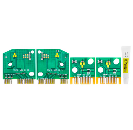 Modules LED DRL jaunes Angel Eyes look CSL pour BMW Série 8 G15 (2018 à 2025), vue 2