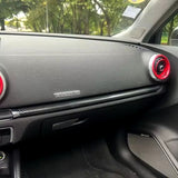 Pack garnitures intérieures look carbone pour Audi A3, S3, RS3 8V (2012 à 2020), vue 10