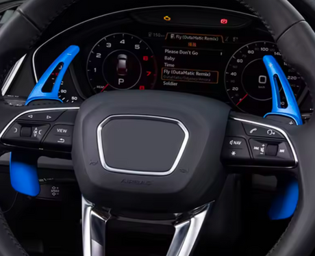 Palettes au volant en aluminium pour Audi Q5 II (2017 à 2023), vue 14