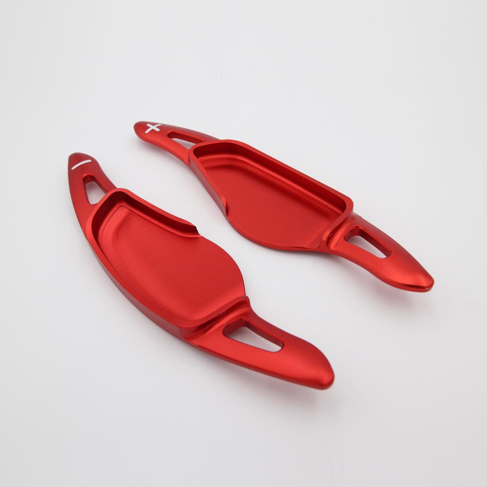 Palettes au volant en aluminium pour BMW Génération G (2018 à aujourd'hui), coloris rouge