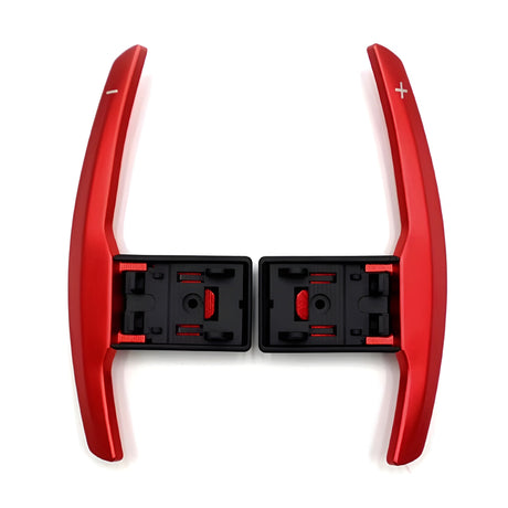 Palettes au volant BMW Motorsport en aluminium pour F20 F22 F30 F32 F10 F25 F15 (2012 à 2021), rouge, palettes complètes