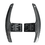 Palettes au volant BMW Motorsport en aluminium pour F20 F22 F30 F32 F10 F25 F15 (2012 à 2021), fibre de carbone, palettes complètes