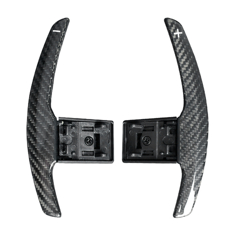 Palettes au volant BMW Motorsport en aluminium pour F20 F22 F30 F32 F10 F25 F15 (2012 à 2021), fibre de carbone, palettes complètes