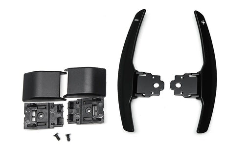 Palettes au volant en aluminium pour BMW X3 F25 (2014 à 2019), coloris noir