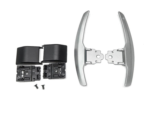 Palettes au volant en aluminium pour BMW X3 F25 (2014 à 2019), coloris argent