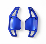 Palettes au volant aluminium Performance pour Audi A8, S8 D3 (2003 à 2010), coloris bleu