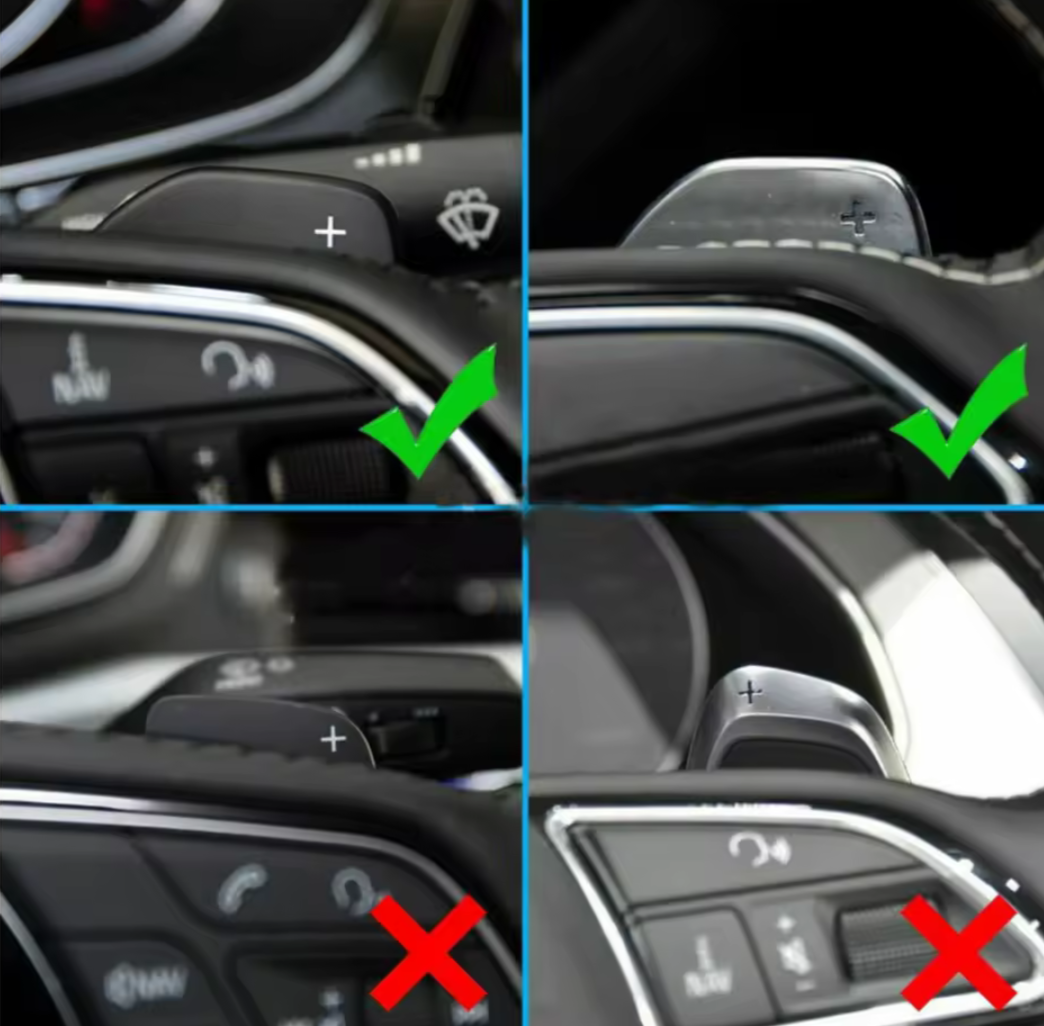 Palettes au volant aluminium Performance pour Audi A8, S8 D4 (2010 à 2017), vue 22