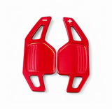 Palettes au volant aluminium Performance pour Audi Q5, SQ5 I (2008 à 2017), coloris rouge, avant restylage