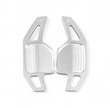 Palettes au volant aluminium Performance pour Audi R8 4.2, 5.2 (2007 à 2012), coloris argent