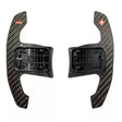 Palettes au volant carbone type BMW M Competition pour F20 F22 F30 F32 G20 G22 G30, grip rouge, génération F
