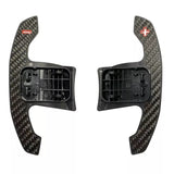 Palettes au volant carbone type BMW M Competition pour F20 F22 F30 F32 G20 G22 G30, grip rouge, génération F