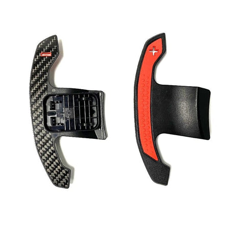 Palettes au volant carbone type BMW M Competition pour F20 F22 F30 F32 G20 G22 G30, grip rouge, génération G