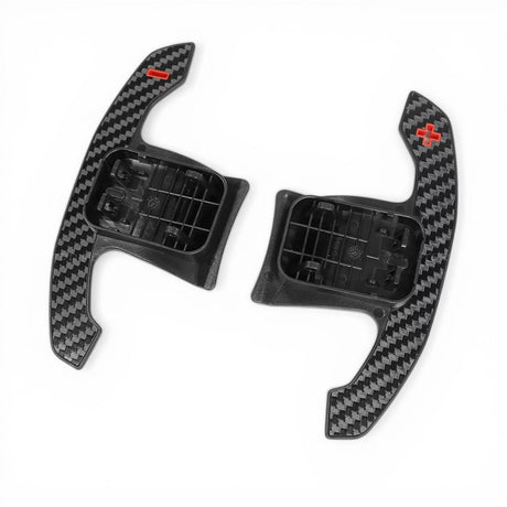 Palettes au volant look M-Competition carbone pour BMW X3 F25 (2010 à 2017), vue 4