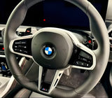 Palettes au volant look M-Competition carbone pour BMW X6 G06 (2019 à 2025), vue 3
