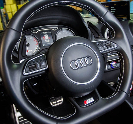 Palettes au volant Performance en aluminium pour Audi TT (2010 à 2014), vue 3