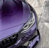 Paupières de phares avant Performance pour BMW Série 2 F22 (2012 à 2020), finition carbone look