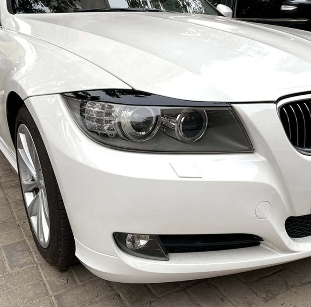 Paupières de phares avant Performance pour BMW Série 3 E90 (2006 à 2013), finition noir brillant