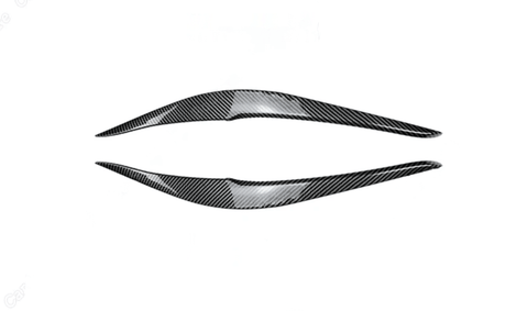 Paupières de phares avant Performance pour BMW Série 3 F30 (2011 à 2019), finition carbone look