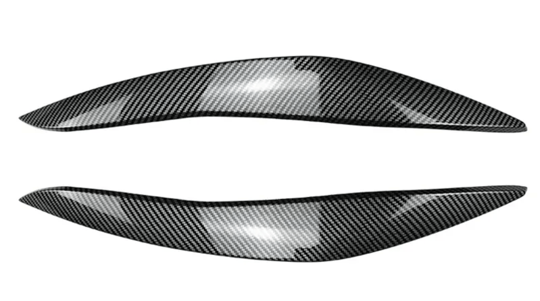 Paupières de phares avant Performance pour BMW Série 5 F10 F11 (2010 à 2018), finition carbone look, vue 6