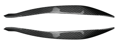 Paupières de phares avant Performance pour BMW Série 5 F10 F11 (2010 à 2018), finition carbone look, vue 7