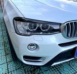 Paupières de phares avant Performance pour BMW X3 F25 (2010 à 2017), finition noir brillant
