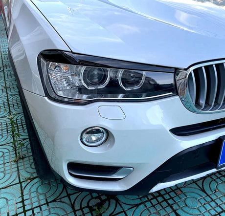 Paupières de phares avant Performance pour BMW X3 F25 (2010 à 2017), finition noir brillant