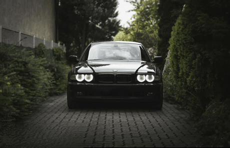 Phares Angel Eyes Anneaux LED pour BMW Série 7 E38 (1994 à 2001), coloris blanc 6000K