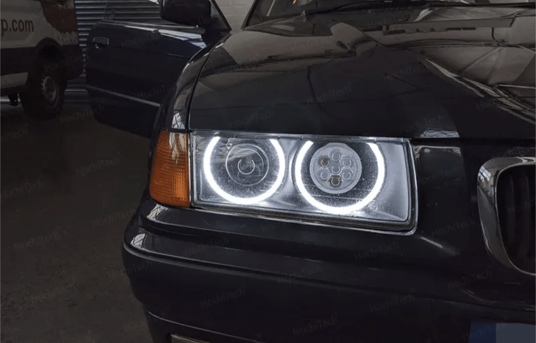 Phares Angel Eyes Kit Anneaux LED pour BMW Série 3 M3 E36 (1990 à 2000), vue 3