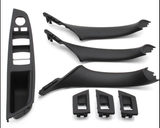 Poignées de portes intérieures et platine vitres électriques pour BMW Série 5 F10 F11 (2010 à 2017), 4 poignées intérieures, vue 8