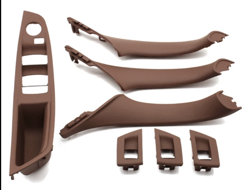 Poignées de portes intérieures et platine vitres électriques pour BMW Série 5 F10 F11 (2010 à 2017), 4 poignées intérieures, vue 14