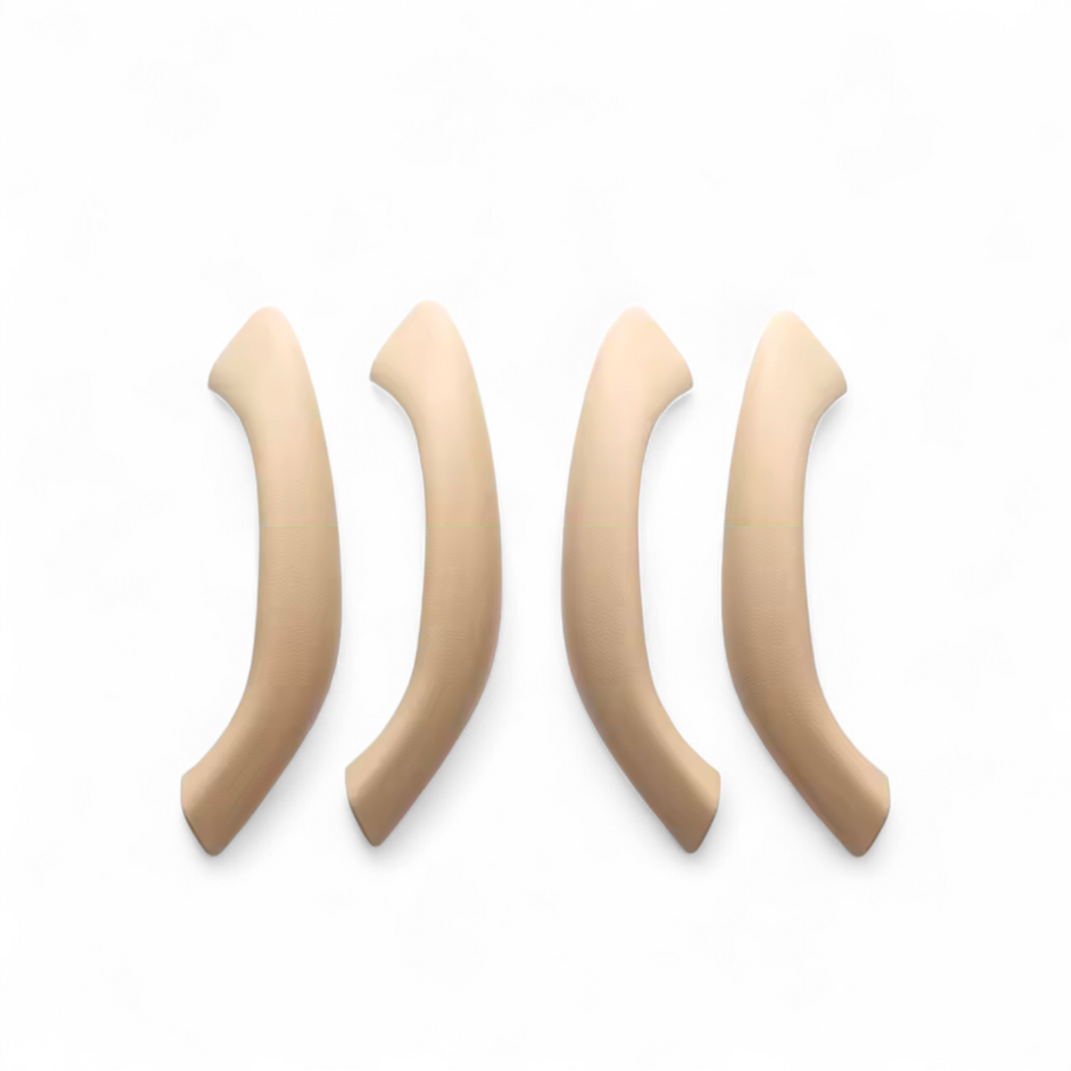 Poignées de portes intérieures de remplacement pour BMW X1 F48 (2015 à 2022), set complet - 4 poignées, coloris beige