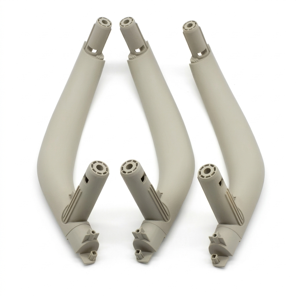 Poignées de portes intérieures de remplacement pour BMW X5 F15 (2013 à 2018), coloris gris oyster, set complet de 4 poignées