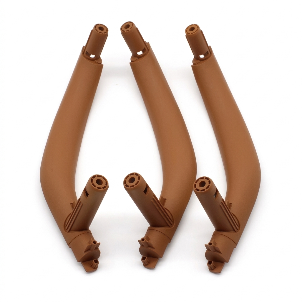 Poignées de portes intérieures de remplacement pour BMW X5 F15 (2013 à 2018), coloris marron cannelle