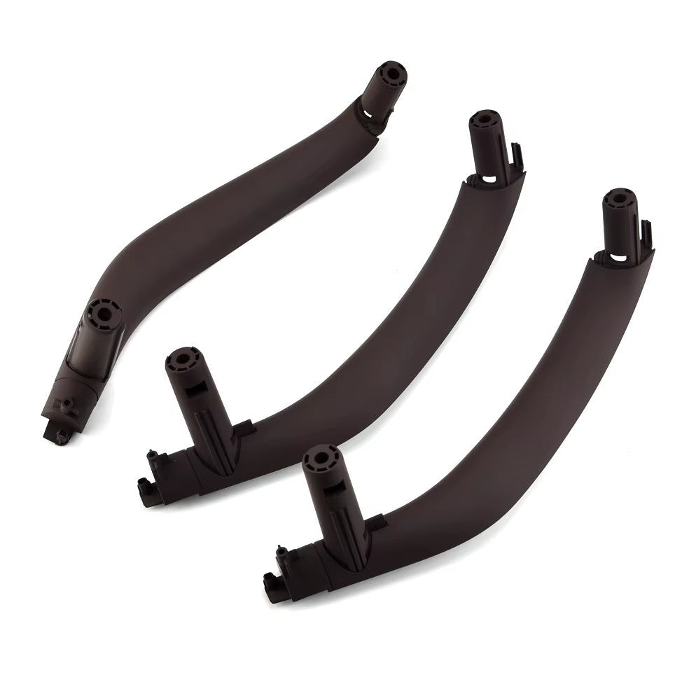 Poignées de portes intérieures de remplacement pour BMW X5 F15 (2013 à 2018), coloris marron moka, set complet de 4 poignées