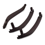 Poignées de portes intérieures de remplacement pour BMW X5 F15 (2013 à 2018), coloris marron moka, set complet de 4 poignées