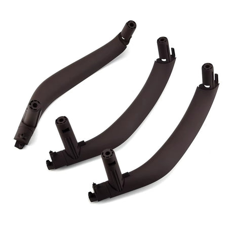 Poignées de portes intérieures de remplacement pour BMW X6 F16 (2014 à 2019), coloris marron moka, set complet de 4 poignées
