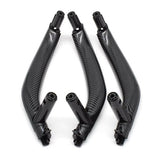 Poignées de portes intérieures de remplacement pour BMW X6 F16 (2014 à 2019), réplique carbone, set complet de 4 poignées