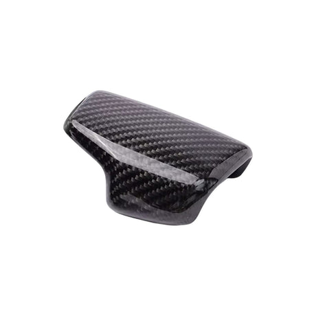 Pommeau de levier de vitesse cuir perforé pour Audi A7, S7, RS7 C8 (2018 à 2025), fibre de carbone
