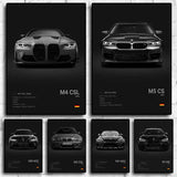 Poster voiture, affiche murale BMW Motorsport