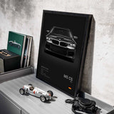 Poster voiture, affiche murale BMW Motorsport, vue 3