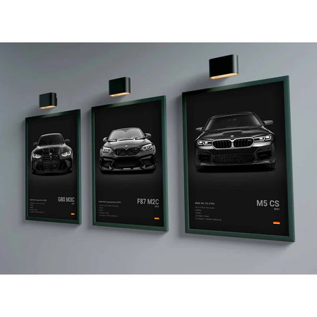 Poster voiture, affiche murale BMW Motorsport, vue 5