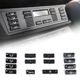 Set de boutons commande de climatisation/chauffage pour BMW Série 5 et M5 E39 (1996 à 2003)