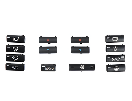 Set de boutons commande de climatisation/chauffage pour BMW Série 5 et M5 E39 (1996 à 2003), vue 2