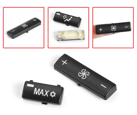 Set de boutons commande de climatisation/chauffage pour BMW Série 5 et M5 E39 (1996 à 2003), vue 3