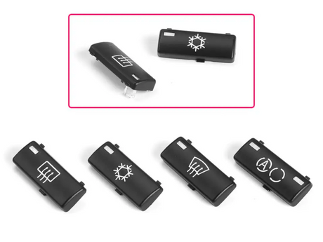 Set de boutons commande de climatisation/chauffage pour BMW X5 E53 (1993 à 2006), vue 5