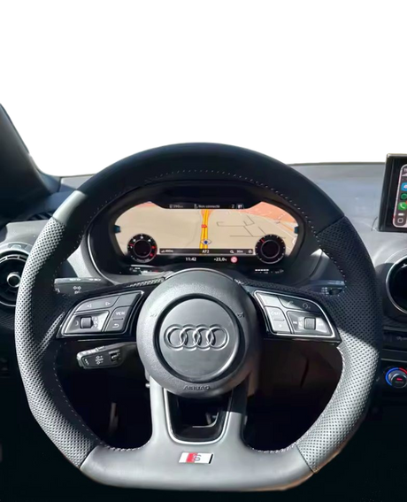 Volant à méplat Performance pour Audi A4, S4 B9 (2015 à 2024), vue 2